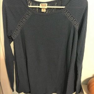 Blue long sleeve top from Target